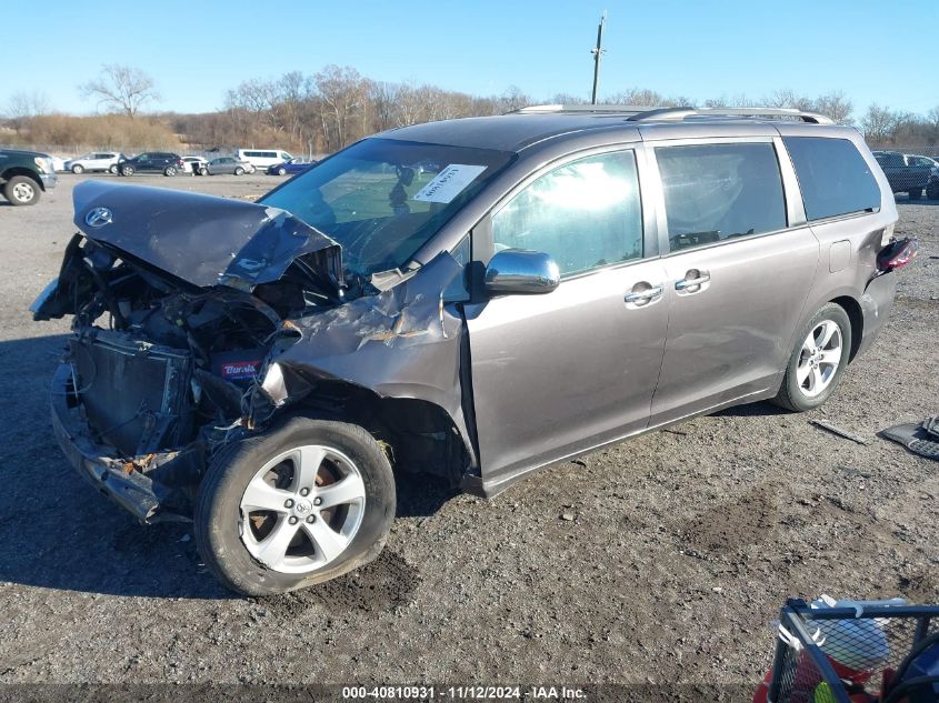 2013 Toyota Sienna Le V6 8 Passenger VIN: 5TDKK3DC4DS396851 Lot: 40810931