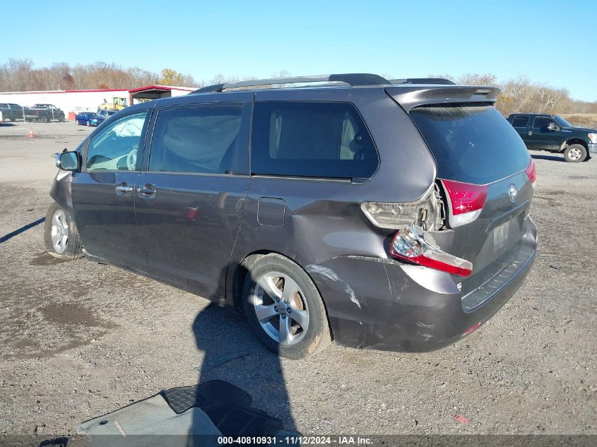 2013 Toyota Sienna Le V6 8 Passenger VIN: 5TDKK3DC4DS396851 Lot: 40810931