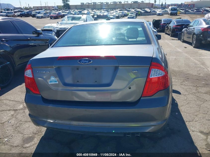 2011 Ford Fusion Se VIN: 3FAHP0HAXBR159158 Lot: 40810949