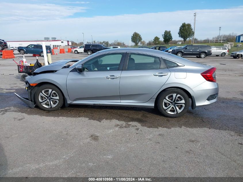 2018 Honda Civic Lx VIN: 19XFC2F55JE000388 Lot: 40810958