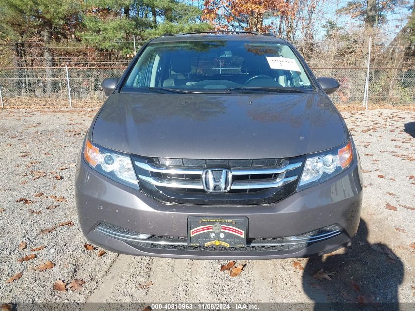 2014 Honda Odyssey Ex-L VIN: 5FNRL5H69EB049372 Lot: 40810963