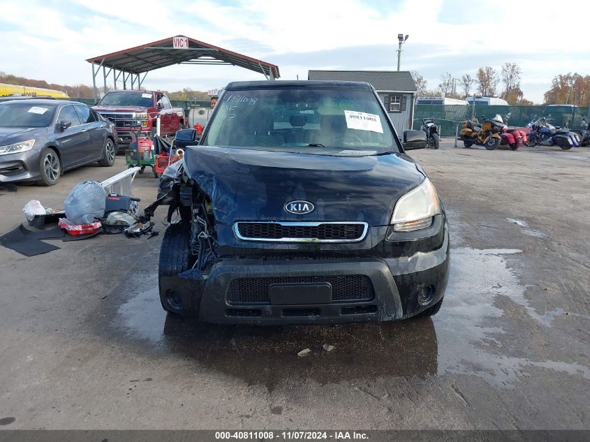 2011 Kia Soul + VIN: KNDJT2A2XB7225267 Lot: 40811008