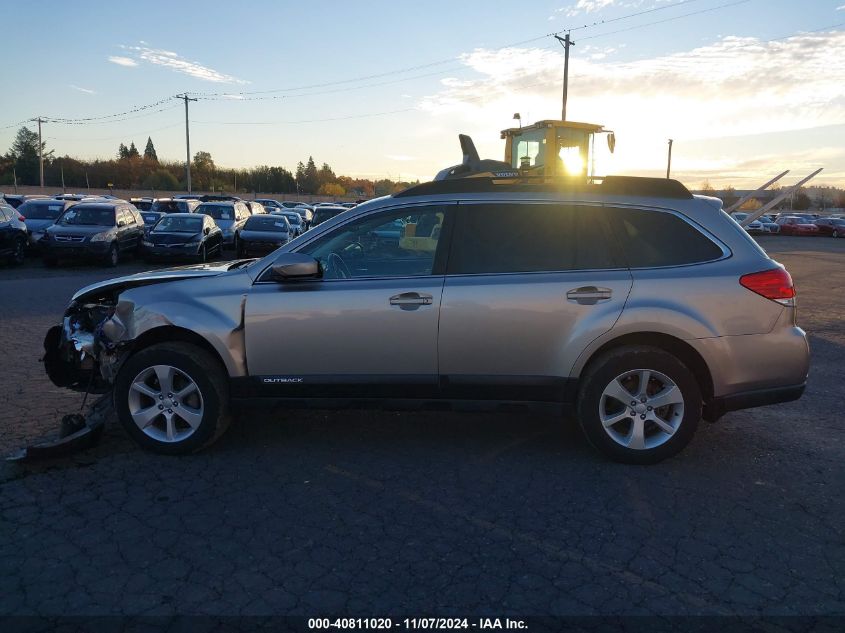 2014 Subaru Outback 2.5I Premium VIN: 4S4BRBDC8E3225377 Lot: 40811020