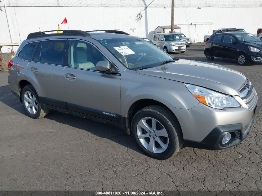 VIN 4S4BRBDC8E3225377 2014 Subaru Outback, 2.5I Pre... no.1