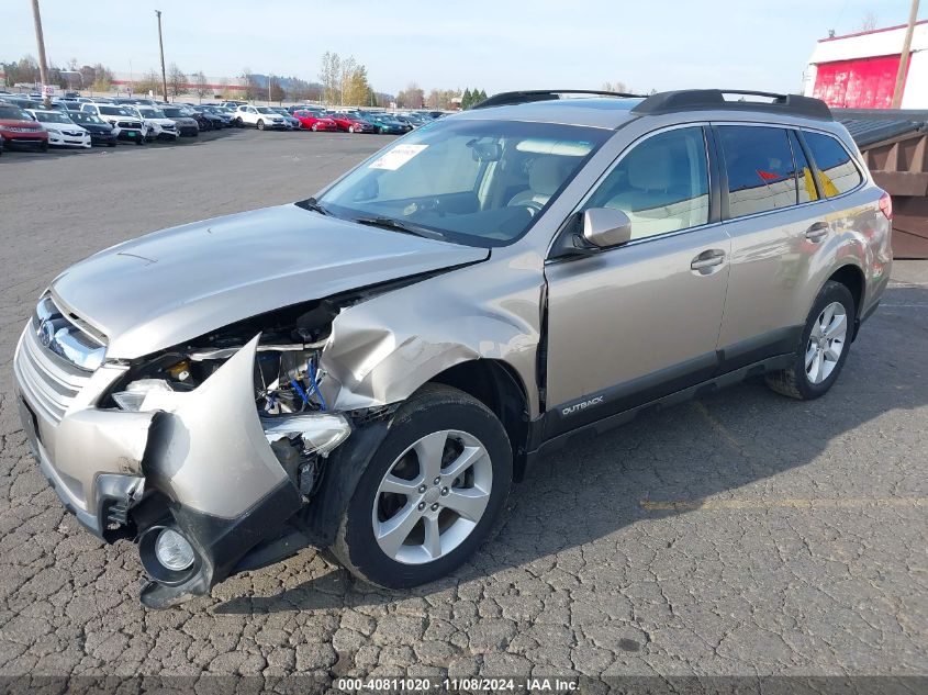 VIN 4S4BRBDC8E3225377 2014 Subaru Outback, 2.5I Pre... no.2