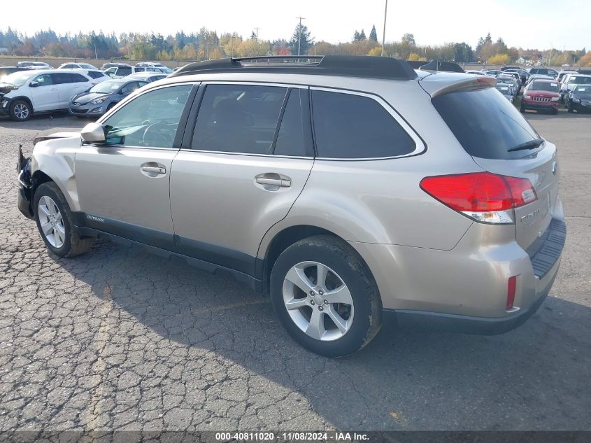 VIN 4S4BRBDC8E3225377 2014 Subaru Outback, 2.5I Pre... no.3