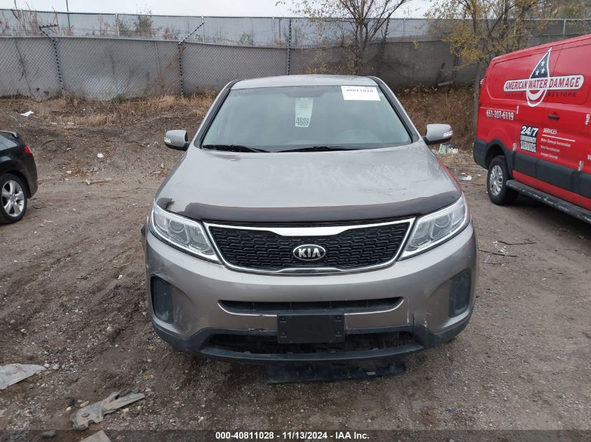 2015 Kia Sorento Lx VIN: 5XYKT3A67FG593718 Lot: 40811028