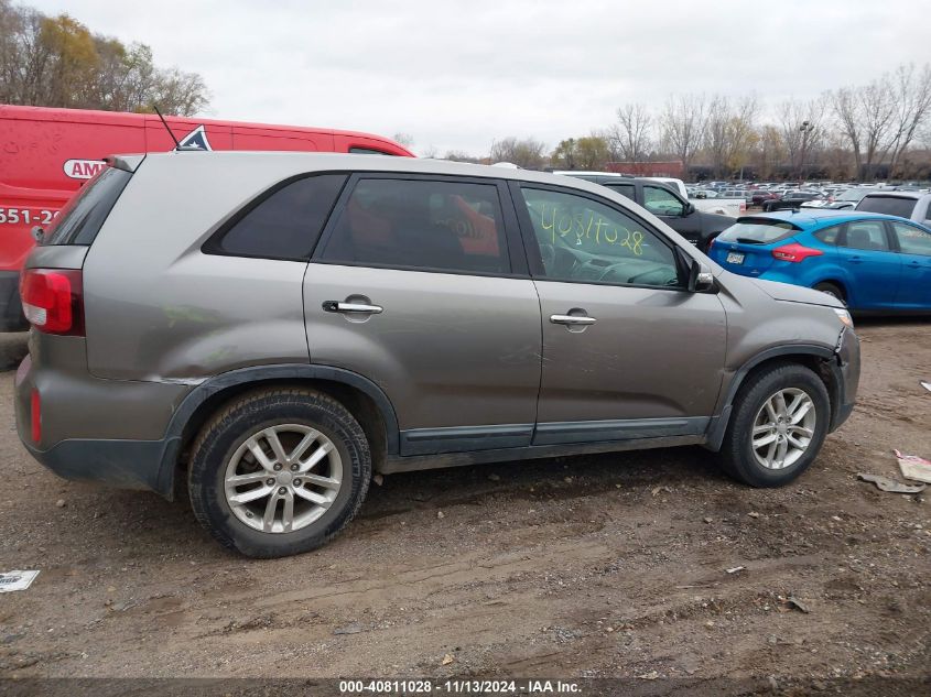 2015 Kia Sorento Lx VIN: 5XYKT3A67FG593718 Lot: 40811028