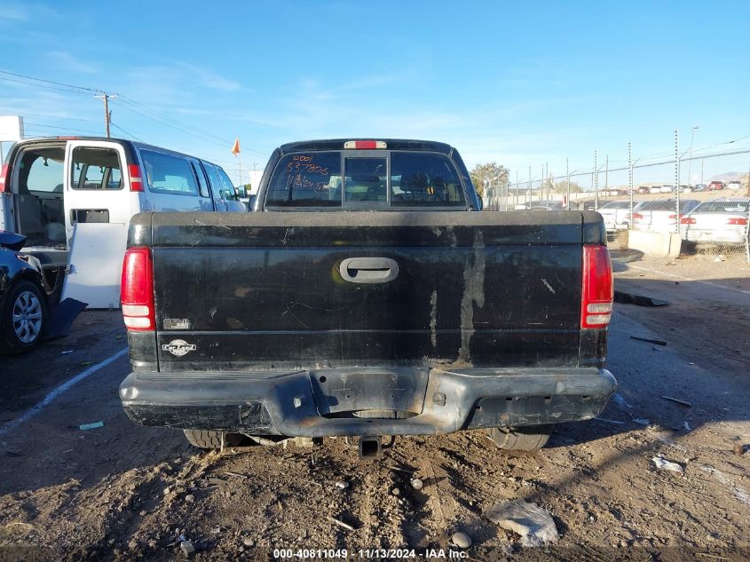 2001 Dodge Dakota Slt/Sport VIN: 1B7GG22N01S337806 Lot: 40811049