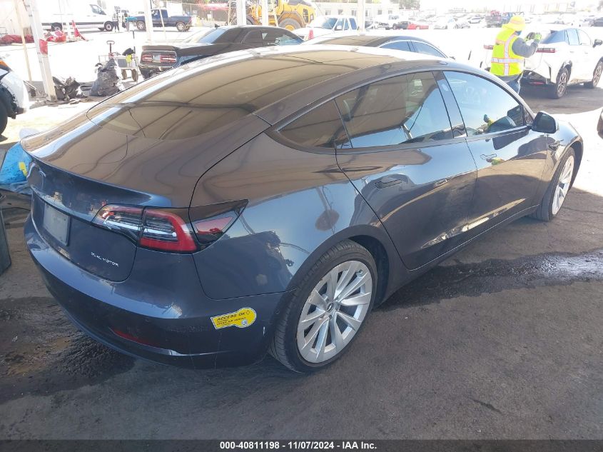 VIN 5YJ3E1EBXNF124073 2022 TESLA MODEL 3 no.4