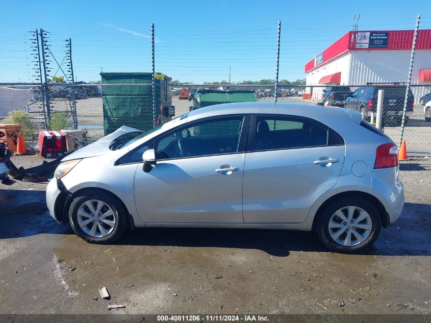 2013 Kia Rio Ex/Sx VIN: KNADN5A37D6239764 Lot: 40811206