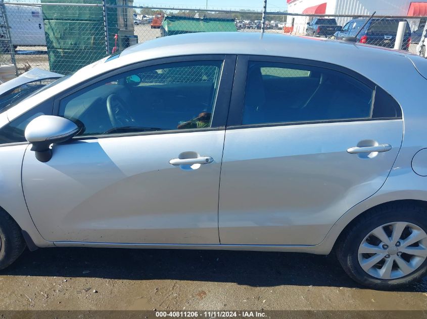 2013 Kia Rio Ex/Sx VIN: KNADN5A37D6239764 Lot: 40811206