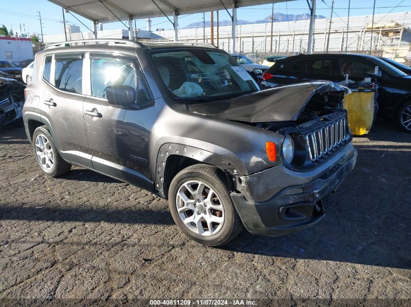 VIN ZACCJABBXJPH44201 2018 Jeep Renegade, Latitude Fwd no.1