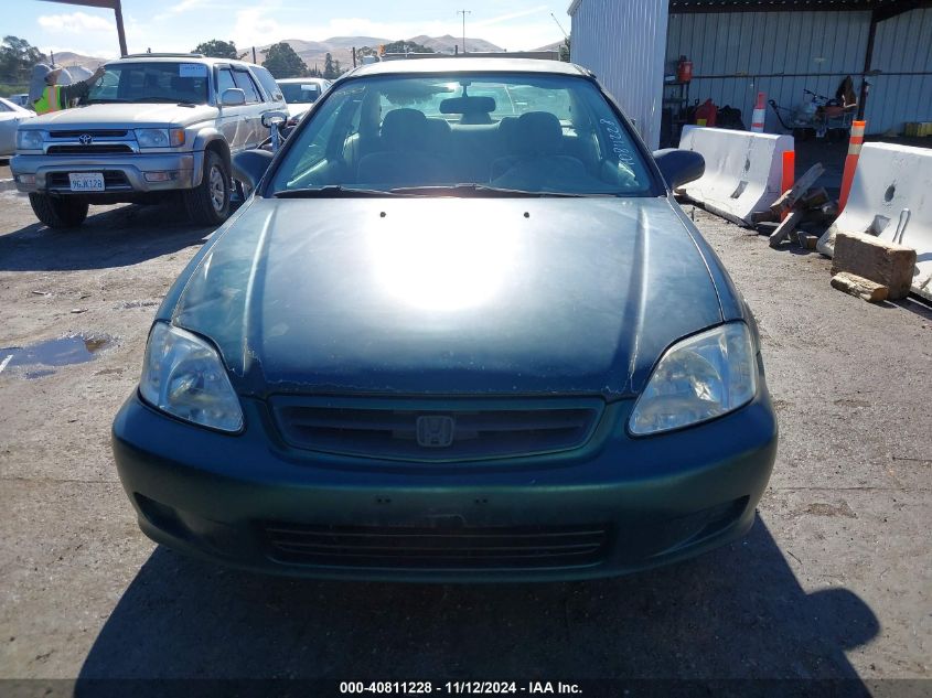 1999 Honda Civic Dx VIN: 1HGEJ6225XL022218 Lot: 40811228