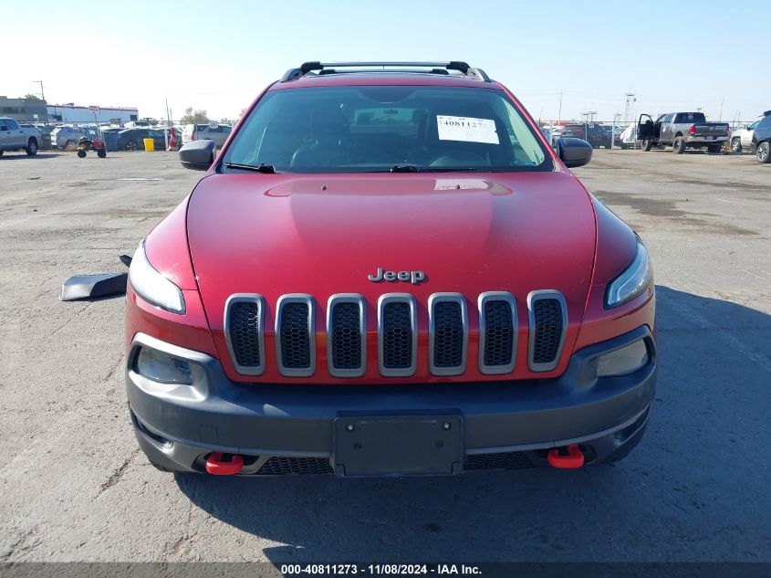 2014 Jeep Cherokee Trailhawk VIN: 1C4PJMBBXEW244082 Lot: 40811273