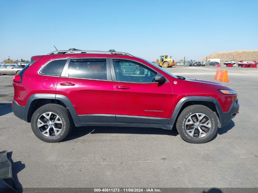 2014 Jeep Cherokee Trailhawk VIN: 1C4PJMBBXEW244082 Lot: 40811273