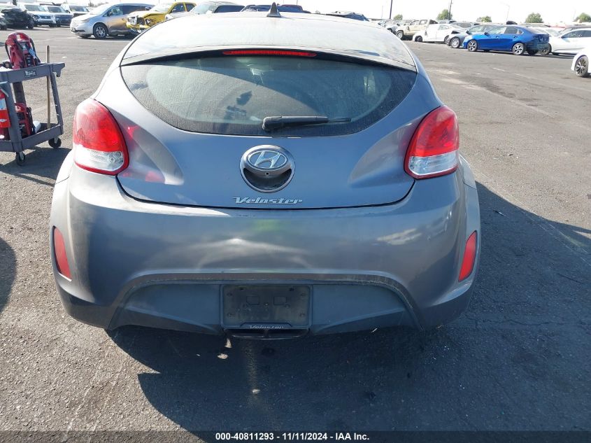 2017 Hyundai Veloster VIN: KMHTC6AD6HU311408 Lot: 40811293