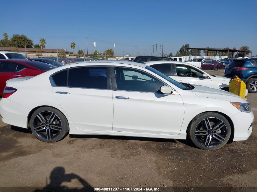 2017 Honda Accord Sport Se VIN: 1HGCR2F13HA099600 Lot: 40811297