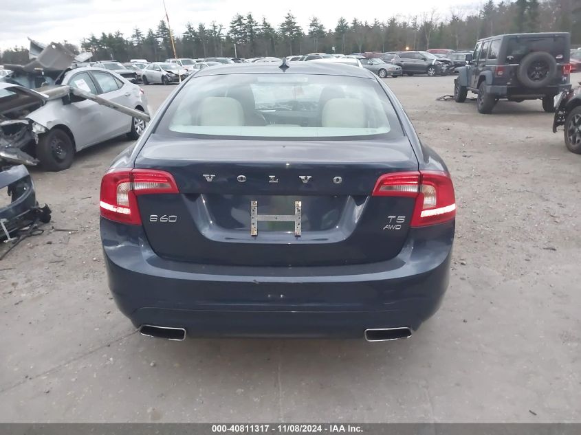 2015 Volvo S60 T5 Premier VIN: YV1612TKXF2339081 Lot: 40811317