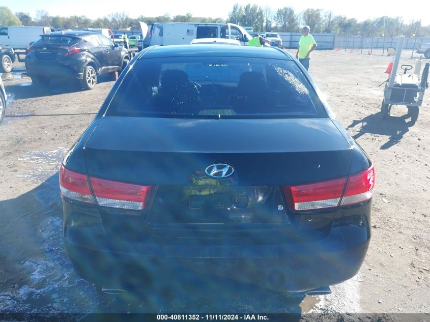 2006 Hyundai Sonata Gls V6/Lx V6 VIN: 5NPEU46F76H024322 Lot: 40811352