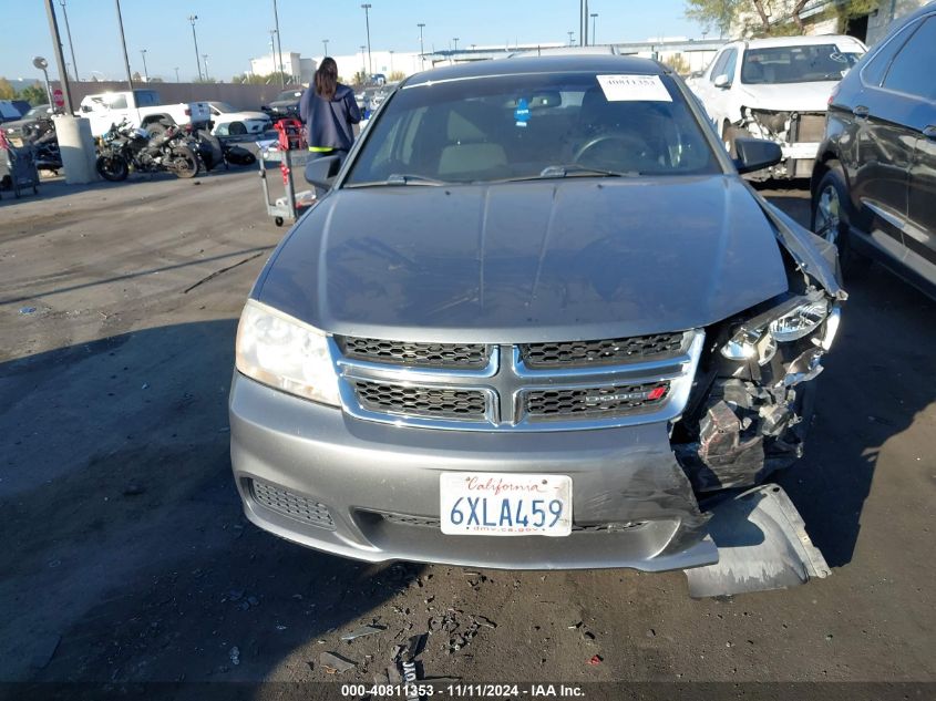 2013 Dodge Avenger Se VIN: 1C3CDZAB0DN540824 Lot: 40811353