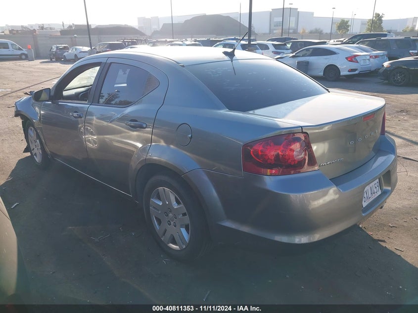 2013 DODGE AVENGER SE - 1C3CDZAB0DN540824