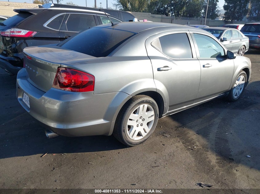 2013 DODGE AVENGER SE - 1C3CDZAB0DN540824