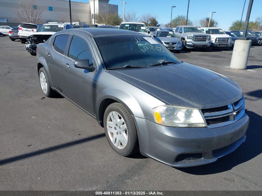 VIN 1C3CDZAB0DN540824 2013 Dodge Avenger, SE no.1