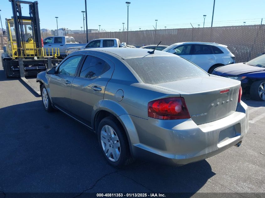 VIN 1C3CDZAB0DN540824 2013 Dodge Avenger, SE no.3