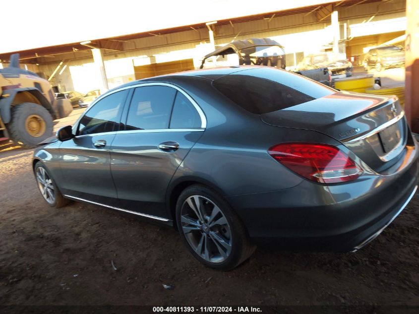 2017 Mercedes-Benz C 300 Luxury/Sport VIN: 55SWF4JB4HU197802 Lot: 40811393