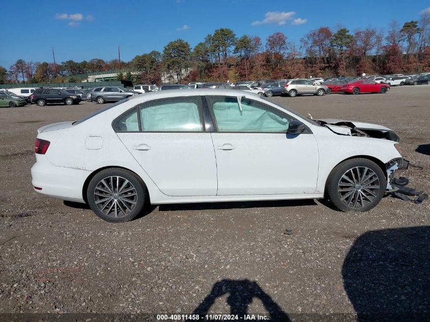 2016 Volkswagen Jetta 1.8T Sport VIN: 3VWD17AJ6GM280459 Lot: 40811458