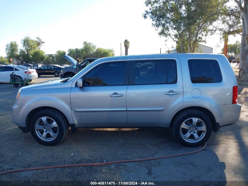 2014 Honda Pilot Ex-L VIN: 5FNYF3H5XEB027119 Lot: 40811470