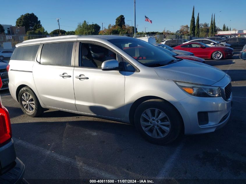 2016 Kia Sedona Lx VIN: KNDMB5C13G6087638 Lot: 40811500