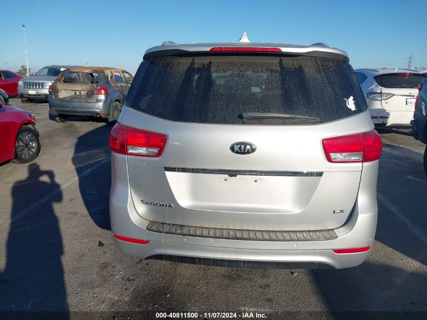 2016 Kia Sedona Lx VIN: KNDMB5C13G6087638 Lot: 40811500