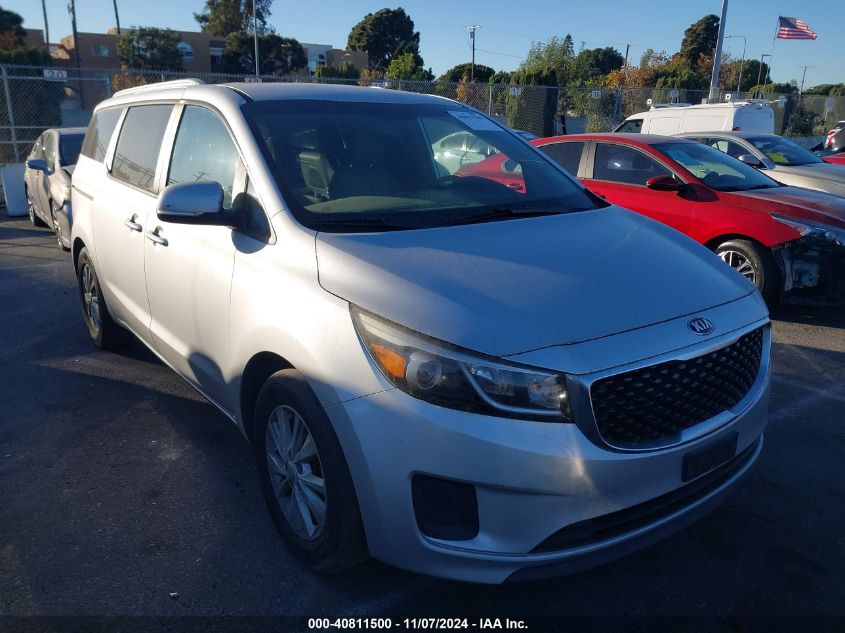 2016 Kia Sedona Lx VIN: KNDMB5C13G6087638 Lot: 40811500