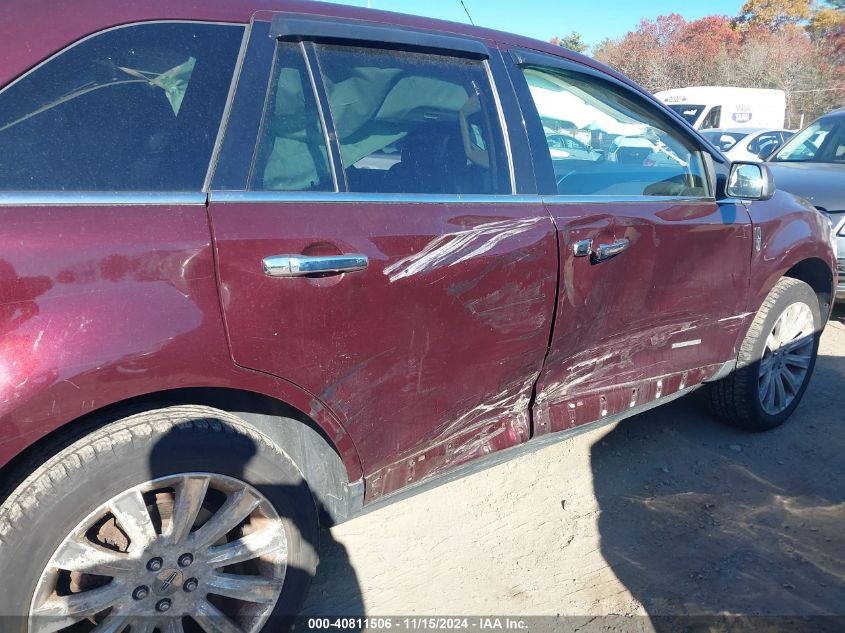 2011 Lincoln Mkx VIN: 2LMDJ8JK6BBJ27186 Lot: 40811506