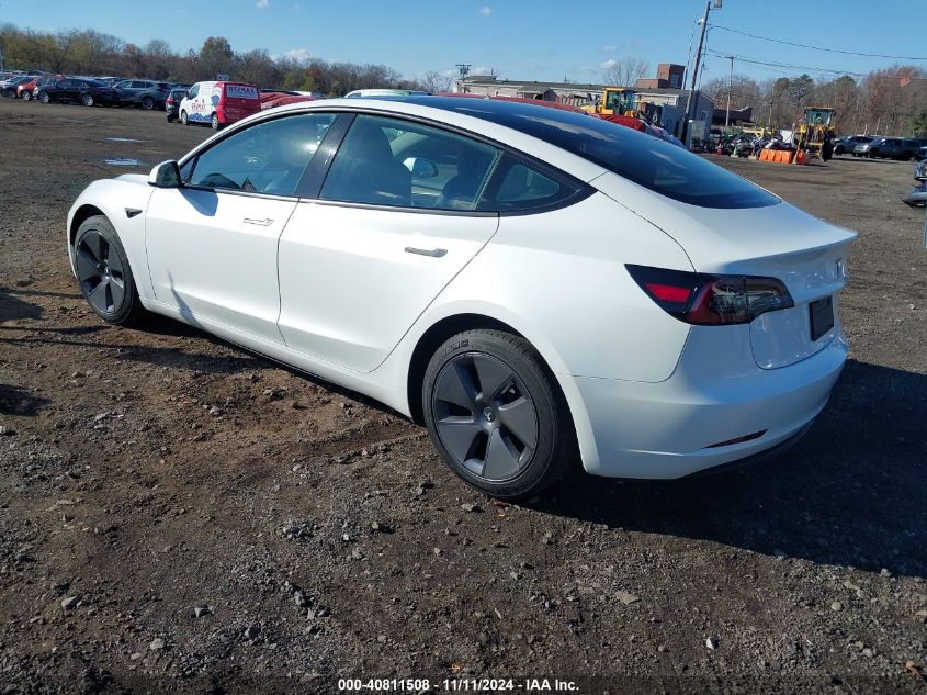 VIN 5YJ3E1EA9PF489547 2023 Tesla Model 3, Rear-Whee... no.3