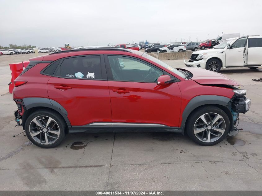 2020 Hyundai Kona Ultimate VIN: KM8K53A55LU575483 Lot: 40811534