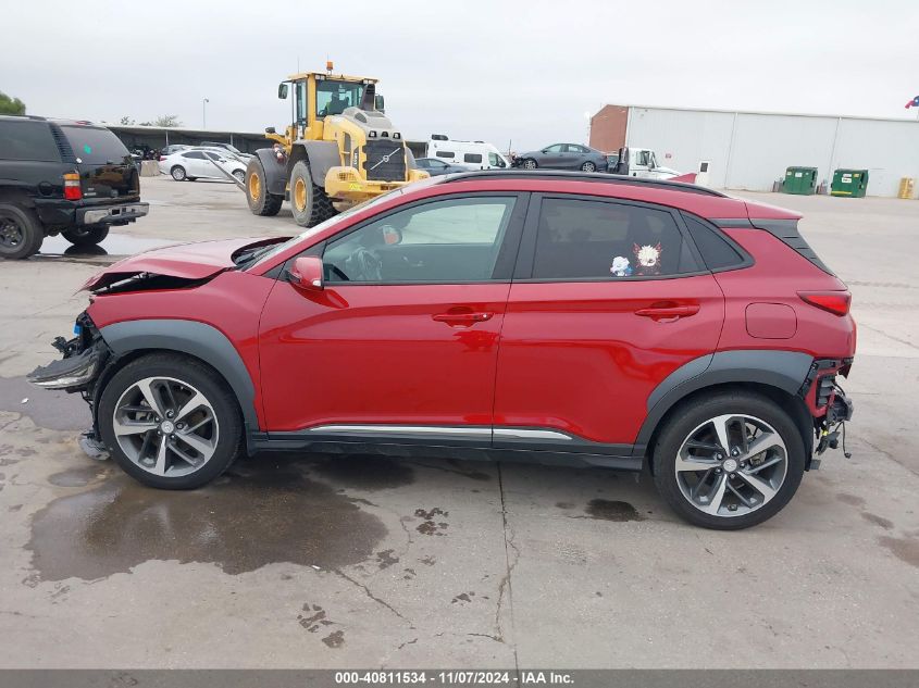 2020 Hyundai Kona Ultimate VIN: KM8K53A55LU575483 Lot: 40811534