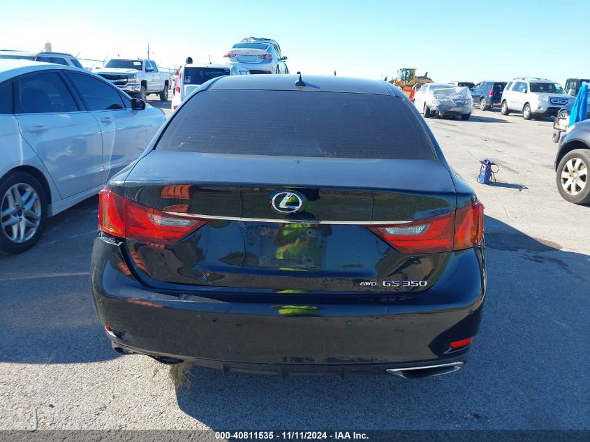 2013 Lexus Gs 350 VIN: JTHCE1BL6D5008364 Lot: 40811535