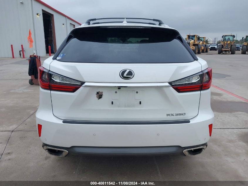 2016 Lexus Rx 350 VIN: 2T2ZZMCA9GC029274 Lot: 40811542