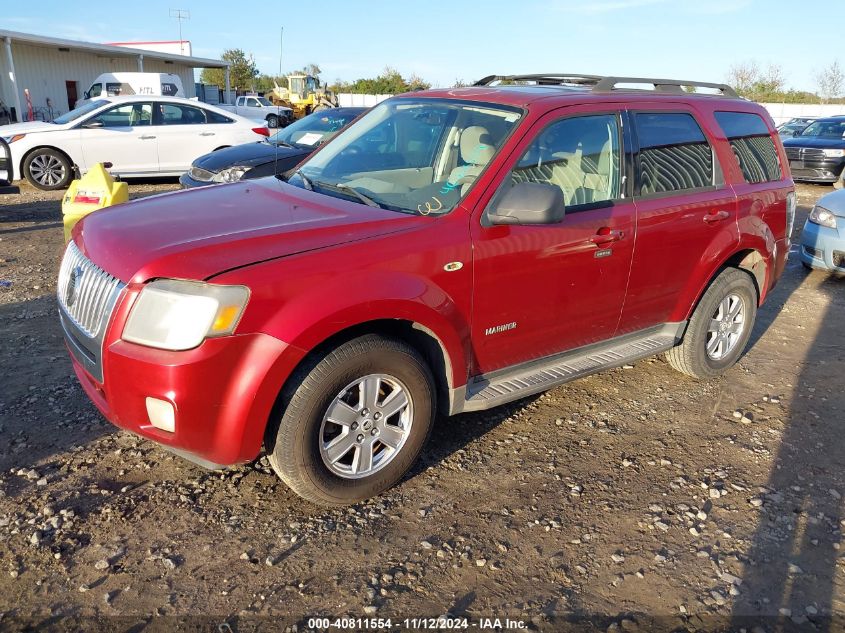 2008 Mercury Mariner V6 VIN: 4M2CU81108KJ03209 Lot: 40811554