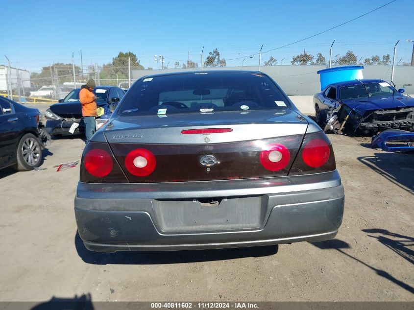 2005 Chevrolet Impala VIN: 2G1WF52E759113089 Lot: 40811602