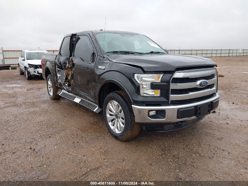 2015 FORD F-150 LARIAT - 1FTEW1EF6FFA55095