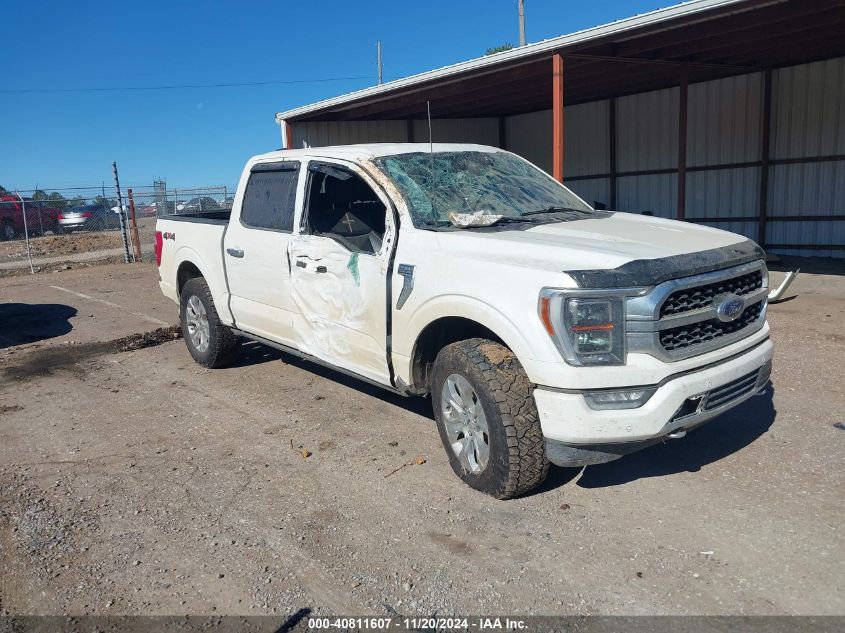 2022 Ford F-150 Platinum VIN: 1FTFW1E52NFB57648 Lot: 40811607