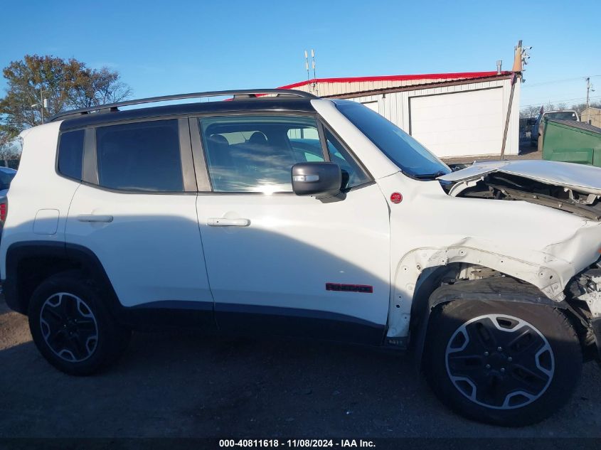 2017 Jeep Renegade Trailhawk 4X4 VIN: ZACCJBCBXHPG60832 Lot: 40811618