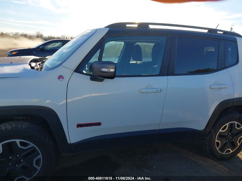 2017 Jeep Renegade Trailhawk 4X4 VIN: ZACCJBCBXHPG60832 Lot: 40811618