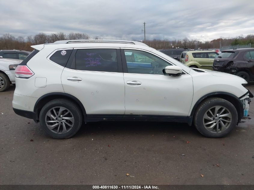 2015 Nissan Rogue Sl VIN: 5N1AT2MV9FC765742 Lot: 40811630