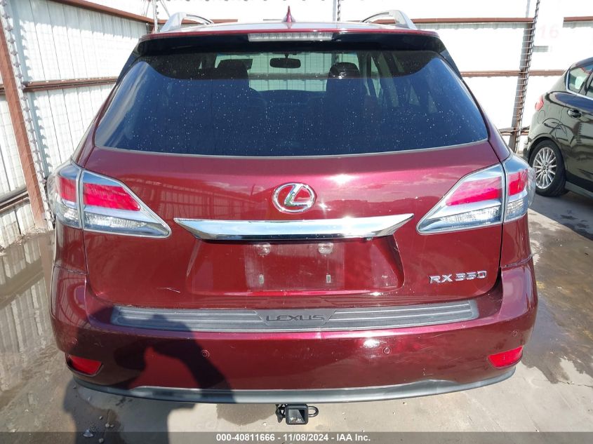 2015 Lexus Rx 350 VIN: 2T2ZK1BAXFC180031 Lot: 40811666