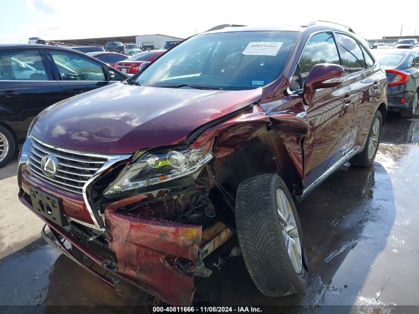 VIN 2T2ZK1BAXFC180031 2015 Lexus RX, 350 no.2